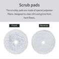 thumbnail image 2 of Reusable Replacement Mop Pads Compatible For Bissell 3115 Spinwave Hard Floor Expert Wet And Dry Ro, 2 of 4