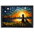 thumbnail image 2 of Bohemian Canvas Wall Art with Starry Night Van Gogh Painting Pictures Modern Abstract Landscape Artwork for Living Room Bedroom Dinning decor, 2 of 6