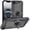 Grey, variant on For iPhone 17E / 16E / SE4 Ring Magnetic Kickstand Hybrid Case Cover - Black