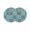 Green, variant on Middle Century Round 13 Inch Placemats Set of 6, Vintage Farmhouse Bohemia Style Blue HeatResistant Non Slip Place Mats for Dining Table, Wipeable Braided Kitchen Table Mats for Housewarming