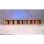 Wood Shed 103D-4 Solid Oak Wall or Shelf Mount CD Cabinet