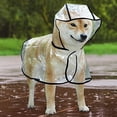 thumbnail image 3 of Chubasquero para perros con capucha, Poncho, chubasquero transparente para perros pequeños, impermeable, cachorros, gatos, mascotas 149, 3 of 7