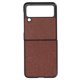 thumbnail image 1 of Funda de cuero para Samsung Galaxy Z Flip 3, cubierta antiarañazos y a prueba de golpes para teléfono móvil, 1 of 8