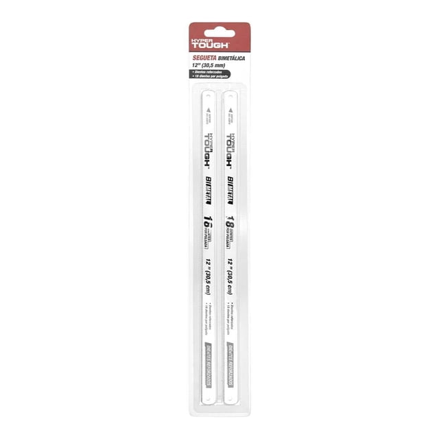Juego de Segueta Hyper Tough Blanco 18 Dientes