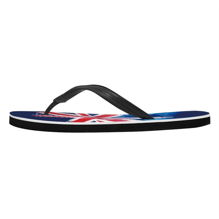 Bivenant Store Men's American Flag Flip Flops Comfortable Indoor and  Outdoor Sandals Walking Shoes, Adult