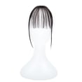 thumbnail image 7 of LELINTA Womens 1PCS/2PCS Thin Air Bangs Fringe Clip In 100% Real Remy Human Hair Extensions Bangs Clip Hair Front Hiarpiece, 7 of 7