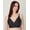 Black W/ Silver, variant on M Plunge Push-Up Bra, Seamless Convertible Longline Bralette (Plus Size Available) Nightfire Red W/ Silver Women's