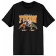 thumbnail image 6 of Dragon Ball Z Gotenks Fusion Adult Black Crew Neck Short Sleeve T-shirt-6XL, 6 of 7