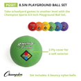 thumbnail image 4 of Juego de pelotas para patio de recreo Champion Sports Rhino, 8,5 cm, juego de 6, 4 of 7