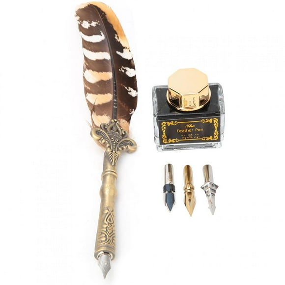 Juego de bolígrafos Vintage, plumas estilográficas, bolígrafos, útiles escolares, colección de manualidades DIY para escritura de firmas de banquetes EOTVIA No