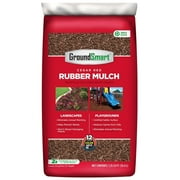 GroundSmart Rubber Mulch, Cedar Red (1.25 cu. ft. bag)