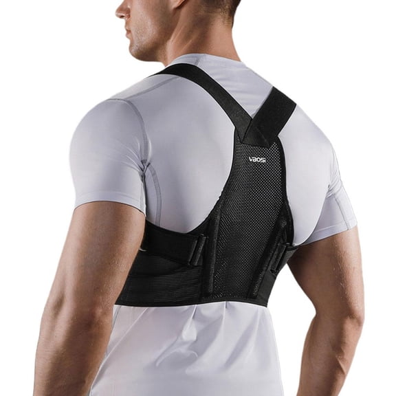 Posture Corrector for Men, Full Back Posture Corrector, Back Brace for Neck Shoulder, Breathable Adjustable Spine Aligner for Office Hunchback Relief