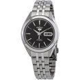 thumbnail image 1 of Seiko Reloj 5 para Hombre, de Acero Inoxidable y Esfera Negra, Modelo SNKL23J1, 1 of 3