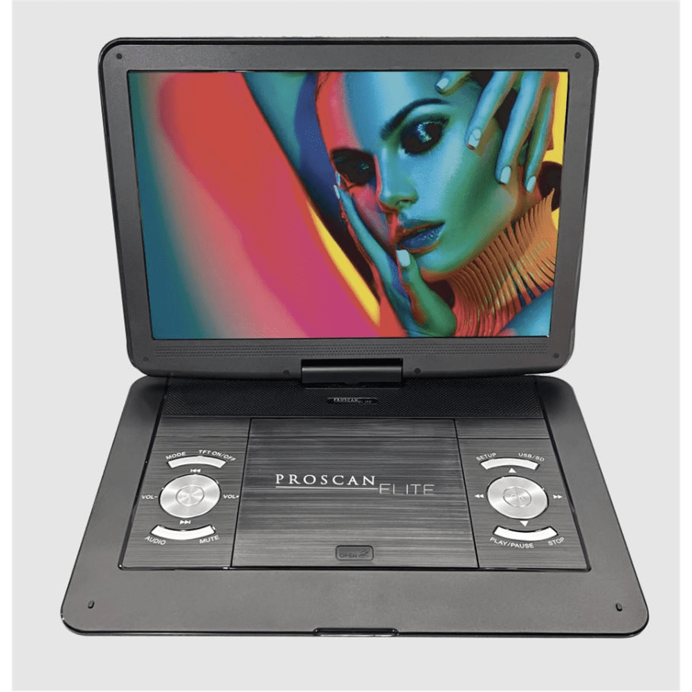 Restored Proscan Elite 13.3" Portable DVD Player, PEDVD1332, Black
