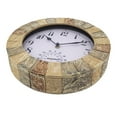 thumbnail image 1 of Multipurpose Outdoor Wall Clock Waterproof Temperature Display Non Ticking Quiet, 1 of 5