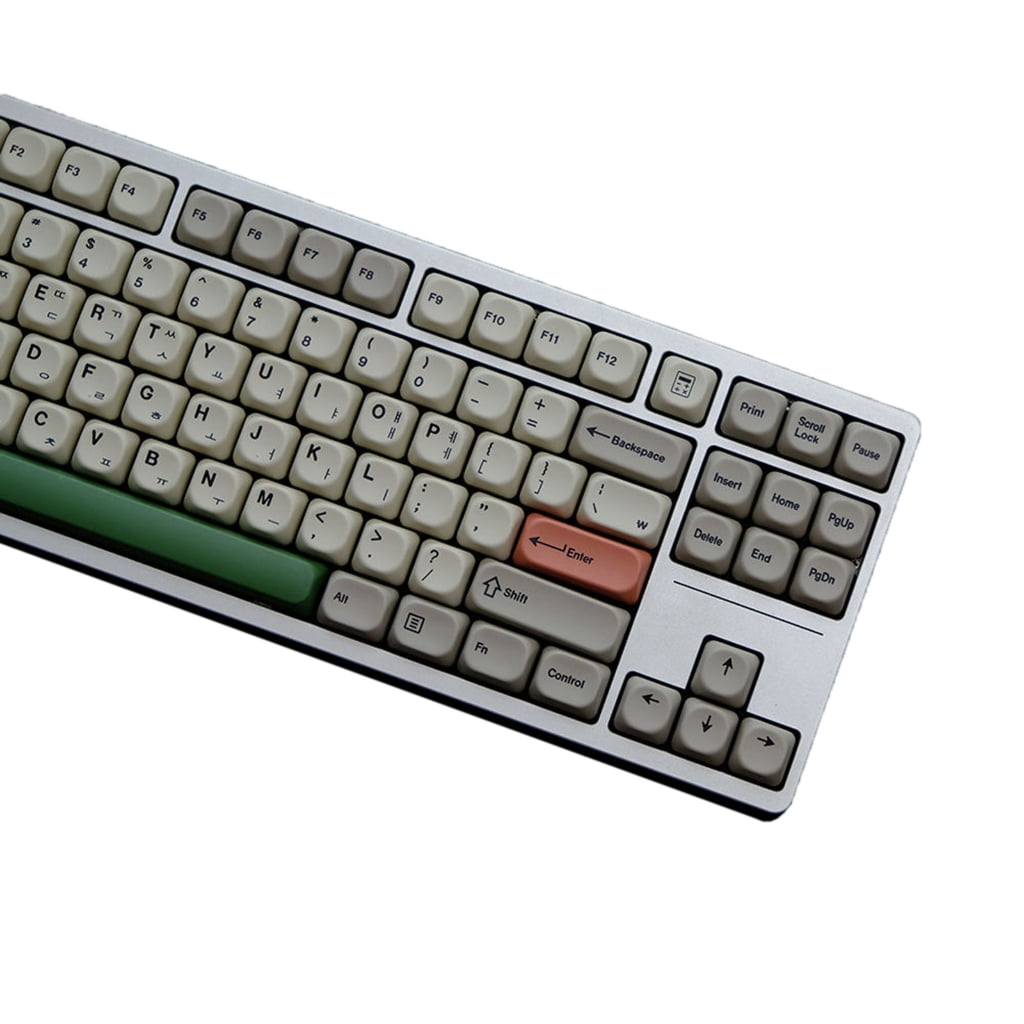 139 Key Backlight Keycaps English/Korean Retro 9009 for Mechanical Keyboards Offering Durabiltiy and Comfortable Typing