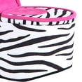 thumbnail image 4 of Benzara BM240364 High Heel Zebra Shoe Jewelry Box with 2 Hooks, Multi Color, 4 of 5