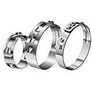 10 Pieces Earless Low Profile CV Boot Hose Clamps 1.2" or 30.5mm Stainless Steel