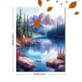 thumbnail image 3 of Qisvanset Framed Canvas Wall Art 12x16 Inch Banff Park Watercolor Natural Scenery Wall Art, 3 of 5