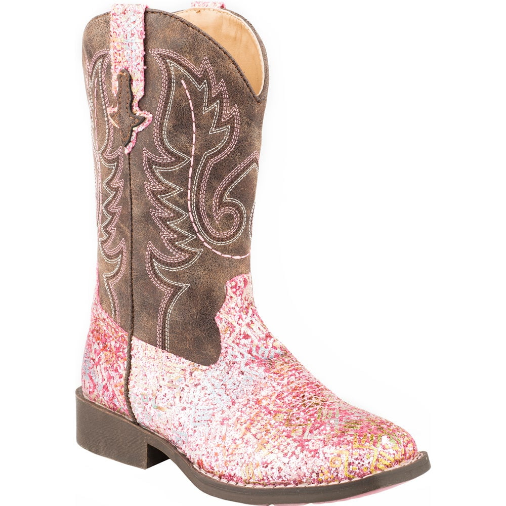 baby girl pink cowboy boots