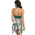 thumbnail image 2 of Plus Size Sexy Mesh Skirt Split Ladies Halter Bikini Swimsuit Two Piece, 2 of 4