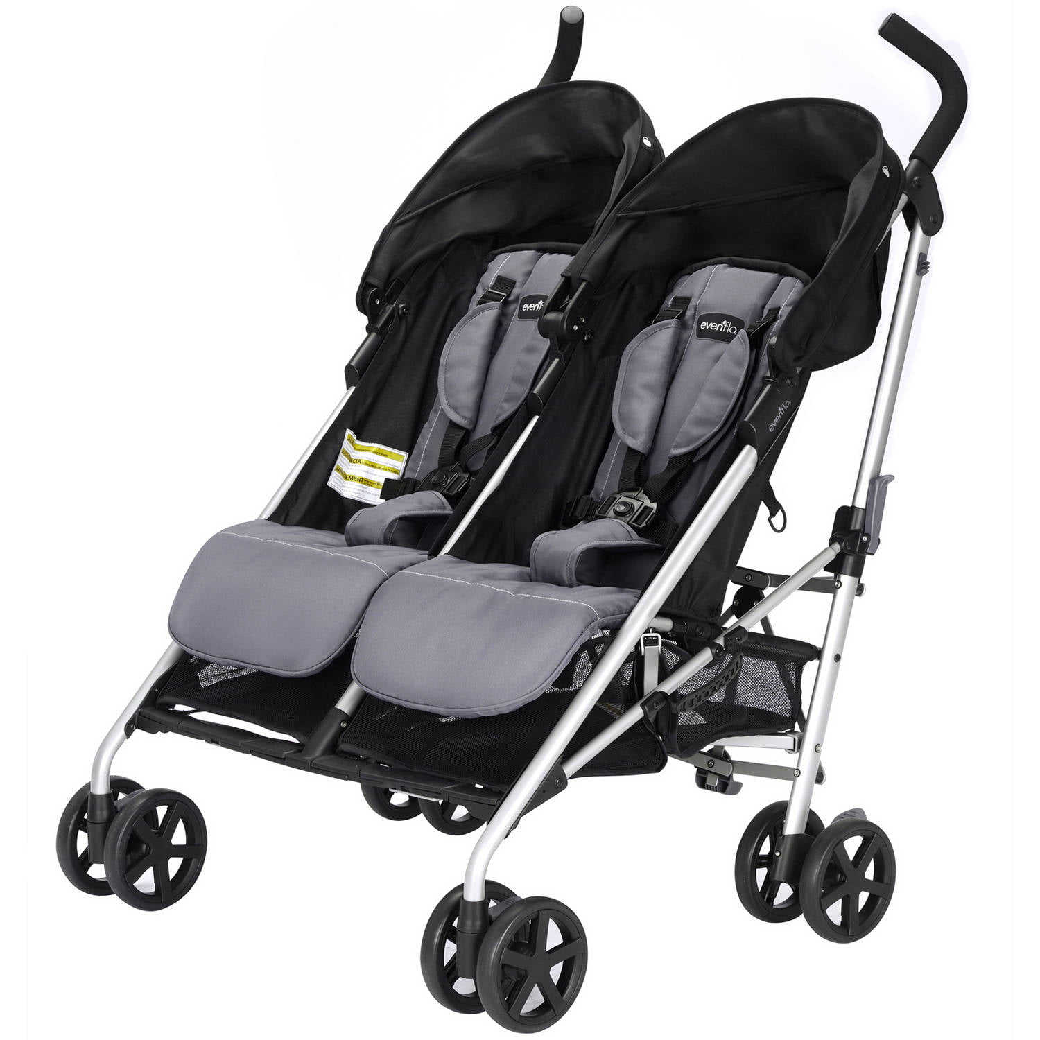 Twin Pram 2in1 Pushchair Double Buggy Twins 68 COLORS!!! 