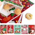 thumbnail image 4 of Bolsa de galletas de caramelo de Navidad, bolsa de regalo de alce de Papá Noel, decoración de fiesta de Navidad para el hogar, bolsa de embalaje de Año Nuevo, 10/20/30 piezas, 4 of 4