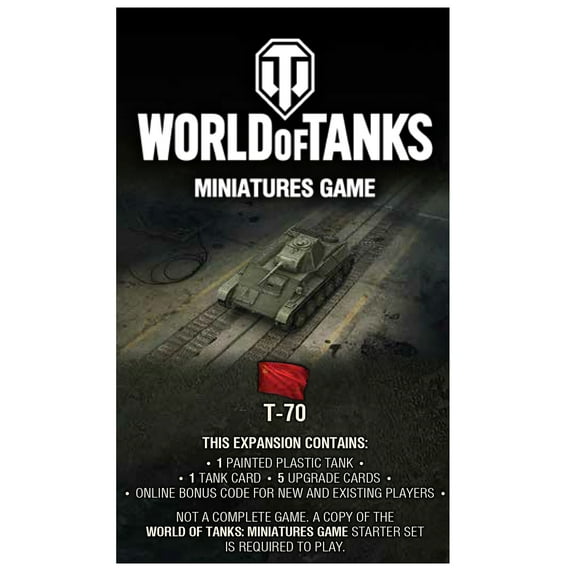 GF9: World of Tanks: Soviet T-70 - Expansion Miniatures Game: Wave 6 Tank - Gale Force 9