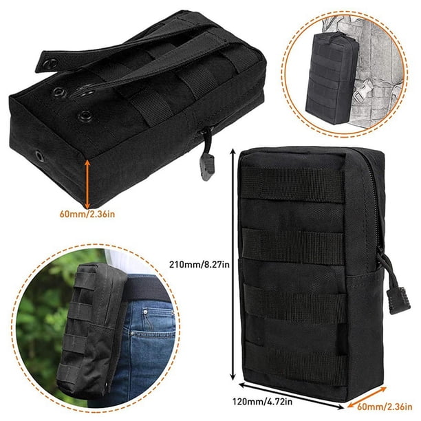 Correas Tácticas VEPKOIT Molle - 4 Unidades 10-15cm Para Equipo Outdoor