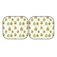 thumbnail image 7 of Goofa Lovely Avocado Pattern 2 Piece Car Windshield Sun Shade Foldable | Front Windshield Shade for Sun, Heat and UV Rays | Sunshade for Car Front Window-Medium, 7 of 7