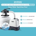 thumbnail image 4 of Intex Krystal Clear 2650GPH Sand Filter Pump with OptiFlow 3 Pack Premium Pool Filter Sand, 4 of 10