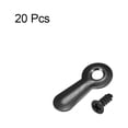 thumbnail image 3 of Uxcell 3/4"  Frame Turn Button  Ridged w Screws for Hanging Pictures Metal Black 20 Pcs, 3 of 3