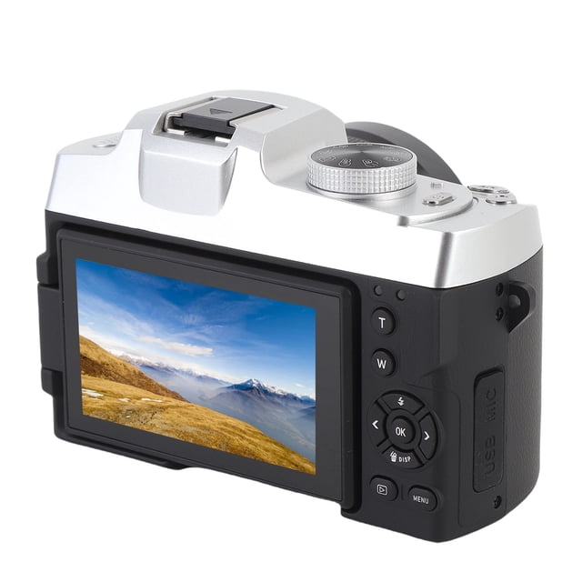 Cámara De 6k De 84MP Con Zoom De 18x, Cámara Digital De Pantalla Flip De 3 Pulgadas Con WiFi Para El Video De Grabación De Viajes, Cámara Digital Con Flash