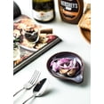thumbnail image 5 of Spoon Rest, Ceramic Spoon Holder with Deep Drip Tray for Stove Top Utensils Holder for Countertop, with Handle for Easy Hold, Purple, 5 of 8