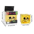 thumbnail image 2 of Ugly Face Spooky Squishy Cube, Slow Rising Stress Relief Fidget Ball with Round Glitter Sequin, Halloween Party Favor, 1 Pack, 2 of 4