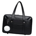thumbnail image 3 of Bolso de piel sintética Baoblaze estilo japonés negro para mujer, 3 of 7