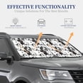 thumbnail image 2 of Lsque Labrador Retriever Dog 2 PCS Windshield Sun Shade | CarFoldable Window Covers | Car Accessories Reflect UV for Universal Cars SUV Truck | Small, 2 of 7