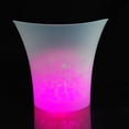 thumbnail image 3 of Colores Intercambiables Led Cubo De - Champagne Wine Beer Cooler Holder Container - Para Fiestas De Cocina En Casa Bar Restaurante - 2 Piezas Di Baoblaze Cubo luminoso del enfriador de hielo, 3 of 8