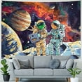 thumbnail image 4 of WYYP Space Alien Astronaut Fun Tapestries Cool Colors For Men's Bedrooms College dormitory Wall Decorations Or Picnic Mat Party Decorations Painting, 4 of 6