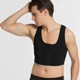 thumbnail image 3 of Men Chest Shape Vests Male Control Breast Gynecomastia Professional Supporting Posture Slimming Tank Top Correct Corset Compressing Compression No.1, 3 of 9