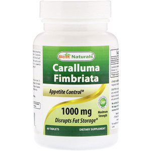 Best Naturals, Caralluma Fimbriata, 1000 mg, 60 Tablets (Pack of (Caralluma Fimbriata Best Brand)