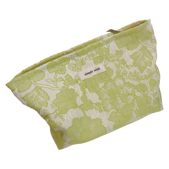 Bolsa de lavado de jacquard verde de cosméticos multifunción informal para el trabajo (estilo 5) JShteea Para Estrenar