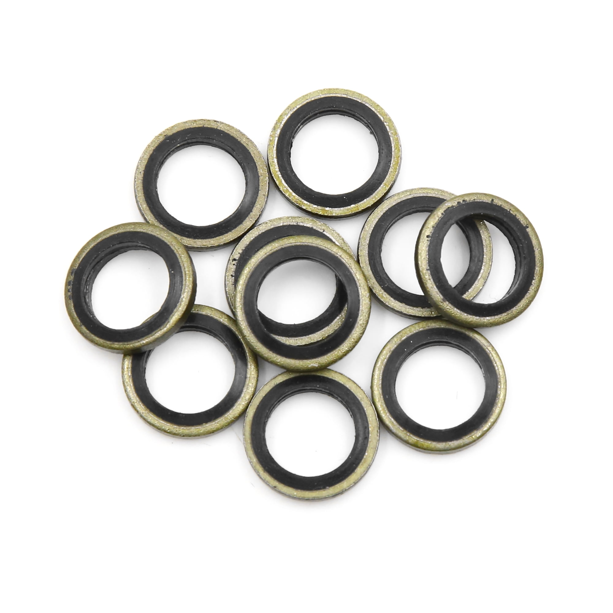 5x Universal Auto O Rings Seal Crush Washers Inside 10mm Outside 16mm Diameter 
