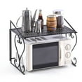 thumbnail image 6 of Dazone Metal Microwave Oven Rack with 2 Shelves, Cabinet Kitchen Storage Organizer, Bronze, 6 of 11