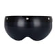 thumbnail image 5 of Visera para casco de motocicleta con 3 lentes a presión, protección para parabrisas, pantalla facial Marron oscuro, 5 of 9