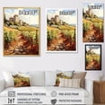 thumbnail image 4 of Designart "Vineyard Landscape In Bordeaux, France II" France Floater Framed Canvas Wall Art, 4 of 5