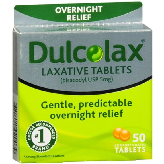 Dulcolax Laxative Tablets 50 ea (Pack of 2)