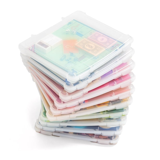 Caja organizadora portátil Storage Craft IRIS USA, paquete de 10