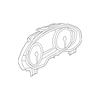 Genuine OE Audi Inst Cluster - 4H0-920-880-CX