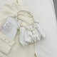 thumbnail image 2 of Bolso de hombro de moda para mujer Bolso bandolera de nubes Bolso de perlas plisado (Blanco), 2 of 5
